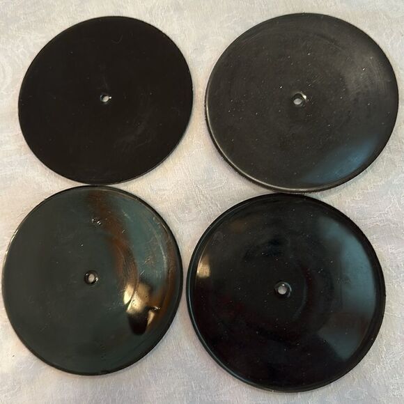 Vintage Vinyl Record Coasters 45 RPM Rubber (Set of 4) - Picture 6 of 7